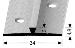 Abschlussprofil Wandpaneele 3mm