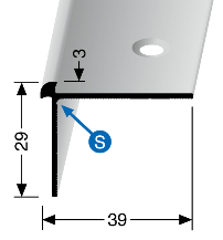 Außeneckprofil Wandpaneele 3mm